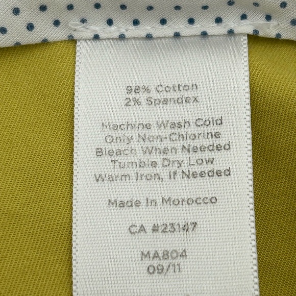 Talbots Yellow Cropped Pants - Picture 12 of 12